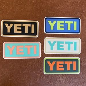 5/$25❣️Yeti Stickers